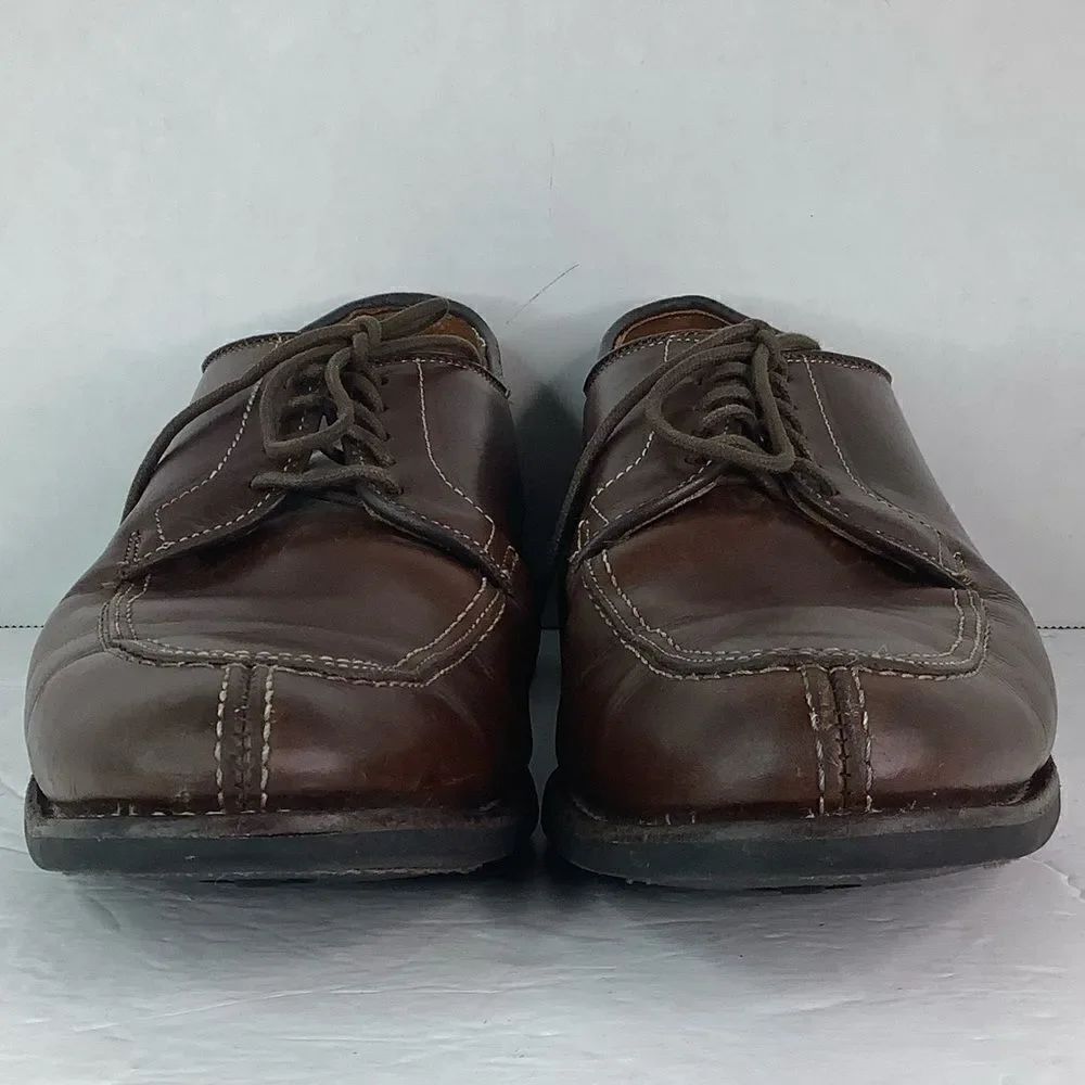 Allen Edmonds Clark Street Lace Up Oxford Men Dress Brown Leather Shoes 9